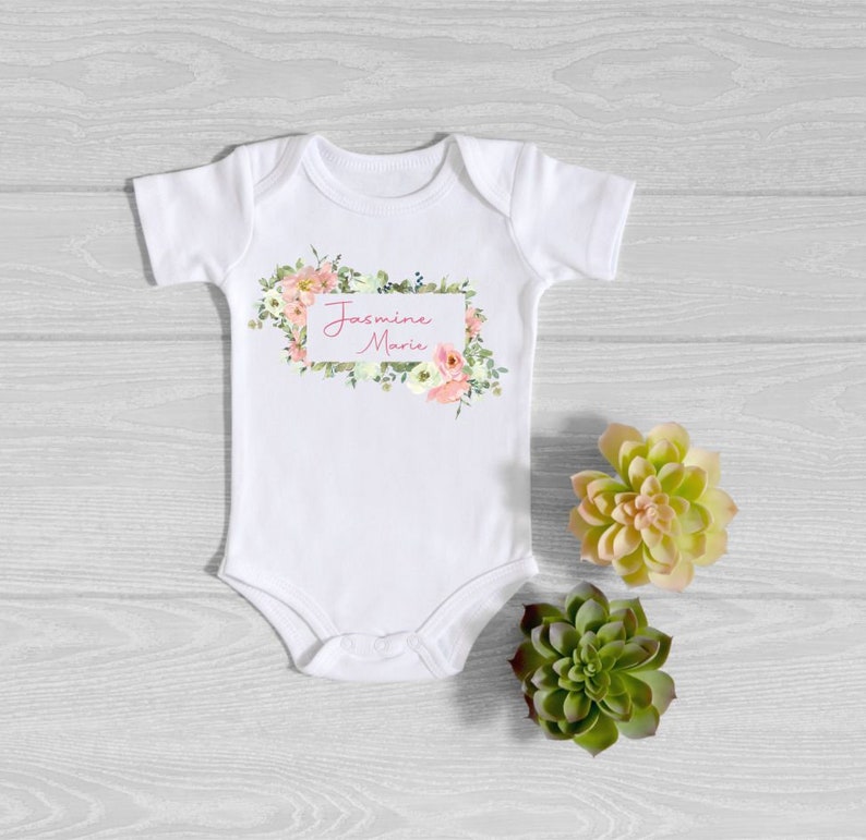 personalized onesie for baby girl