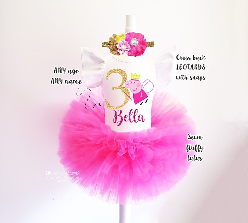 peppa pig tutu set