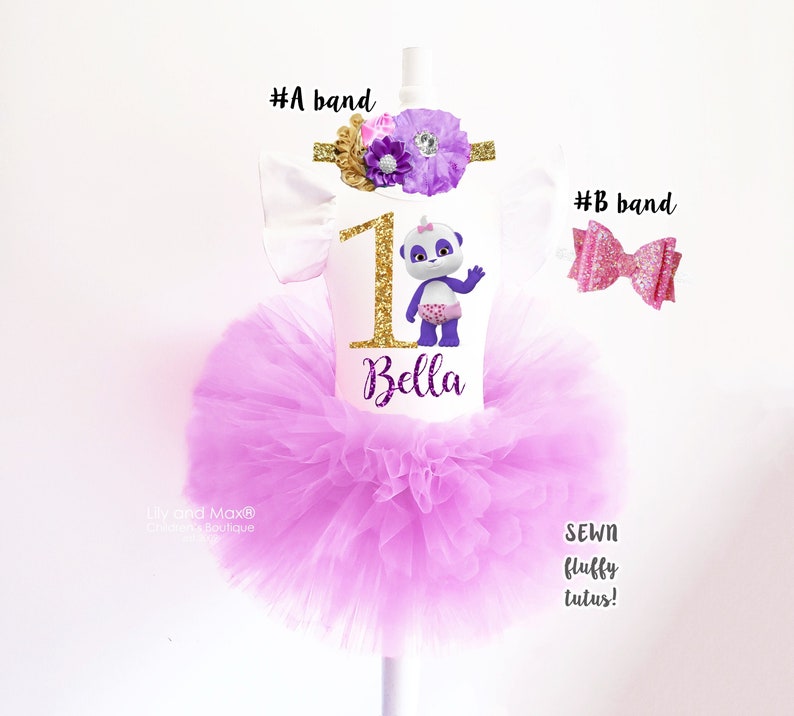 word party birthday tutu